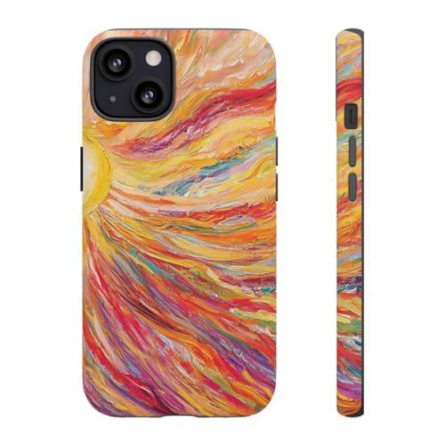 Coque iPhone 13 jaune mate rigide pour illuminer votre style urbain et vos photos estivales