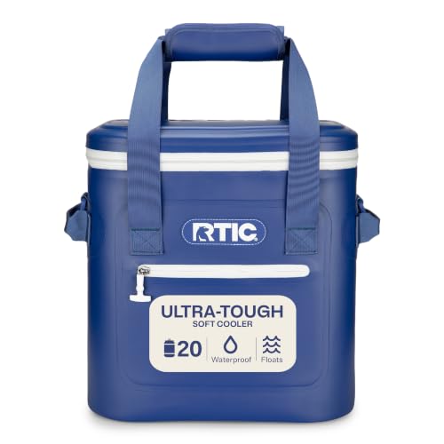 RTIC 20 Can Ultra-Tough Soft Cooler Waterproof, Cobalt