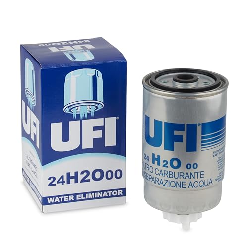 UFI Filters, Filtro Gasoil 24.H2O.00, Filtro de Combustible Diésel de Recambio, Apto para Coches, Apto para Modelos Alfa Romeo, Citroen, Fiat, Kia, Lancia y Peugeot