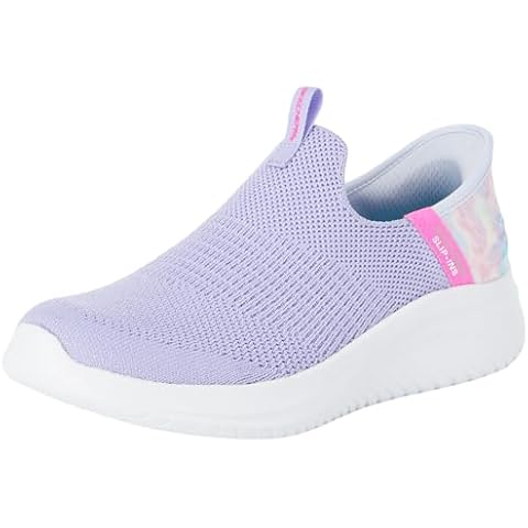 Skechers Girls Lavender Slip-On Trainers Cover