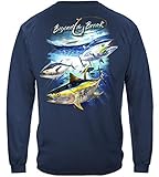 topwater Lures | Tuna Time Off Shore Fishing Long Sleeve ADD-BTB2377LS-4XL