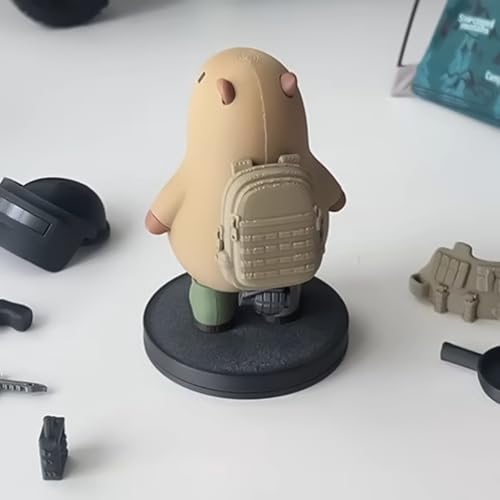Figurine Capybara imprimé en 3D, l'accessoire idéal pour décorer la table du salon