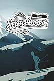Snowboard: blank Lined notebook / 6
