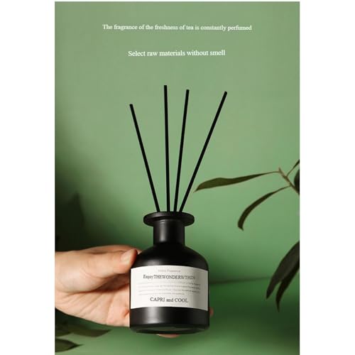 Difusor de aroma de baño, palitos perfumados en aceite - difusor de aceite de 50 ml,Conjunto difusor de aromaterapia natural, difusor de aceite de fragancia de larga duración para el hogar con 4 palos - imagen 6