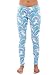 Tipsy Elves Women's Pastel Blue Rainbow Unicorn Leggings