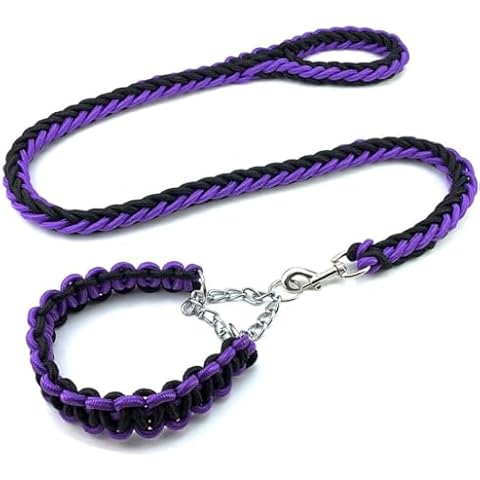 Strong Paracord Dog Collar and Lead Set Cover