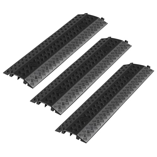 Rampa protectora de cables exteriores e interiores para hogar y oficina