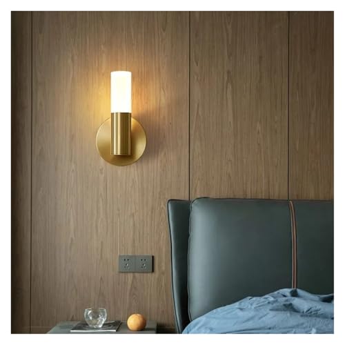 Aplique de pared moderno dorado con acabado de lujo para TV 4