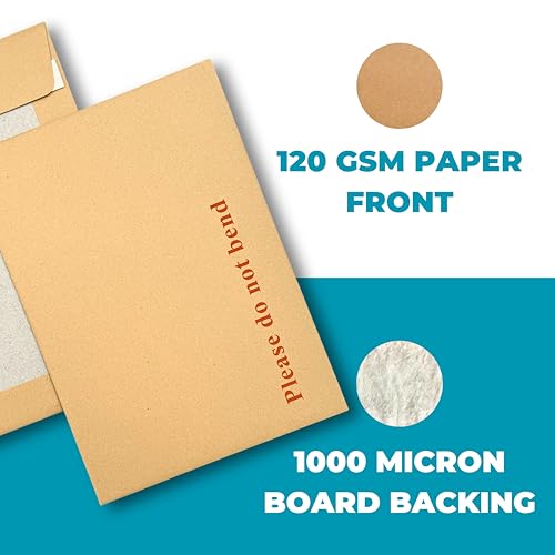 Double Dragon 400-Pack A5 C5 Manilla Hard Board Backed Envelopes, White - Image 4