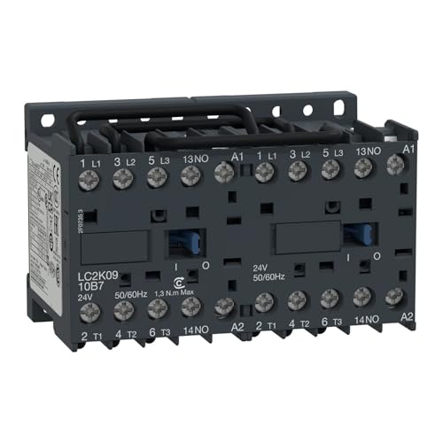 Contacteur inverseur LC2K0910B7 inverseur de source moteur triphasé 9A 440V 24V AC