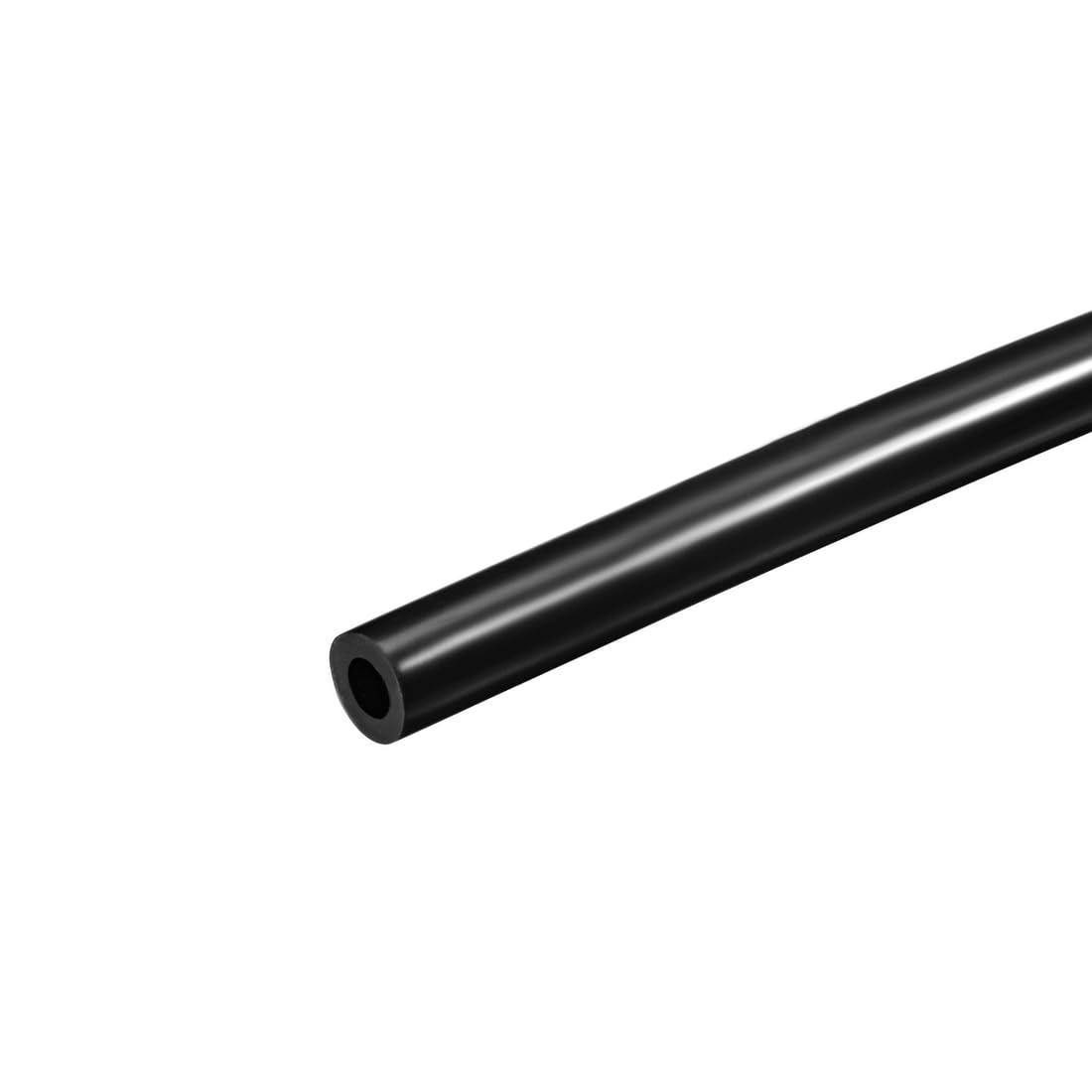 Tuyau flexible en caoutchouc de silicone noir 5mmX9mm uxcell pour pompe