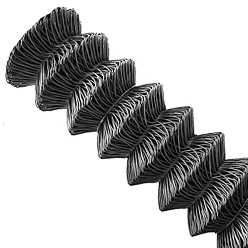 V2Aox Maschendrahtzaun 80-150 cm Höhe 15/25 m Länge Maschendraht Gartenzaun Zaun Anthrazit, Modell:100 cm hoch / 15 m lang