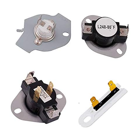 279769 Dryer Thermal Cut-Off Kit, 3387134 Dryer Thermostat and 3392519 Dryer Thermal Fuse for Whirlpool Kenmore Maytag Dryer Replaces 3977394 3390291 PS345113 AP6008325 Cover