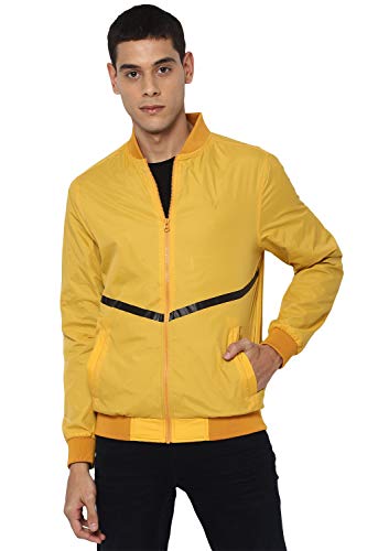 Image of Allen Solly Men's Polyester Solid Car Standard Length Coat