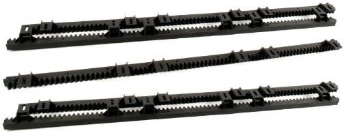 ALEKO Driveway Sliding Gate Opener Gear Racks | Nylon Gear Racks for Operator | 3.3 Foot Racks Set of 5 | Total 16.5 Feet | 5NGRACK33