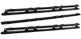 ALEKO 5NGRACK33 Nylon Gear Racks for Sliding Gate Opener Operator Set of 5 3.3 Foot Racks Total 16.5 Feet