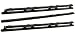 ALEKO 5NGRACK33 Nylon Gear Racks for Sliding Gate Opener Operator Set of 5 3.3 Foot Racks Total 16.5 Feet