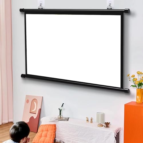 Pantalla manual para proyector 4:3 y 16:9 portátil miniatura 5