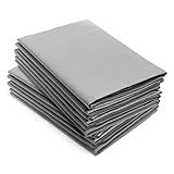 Material: mientras que la mayoría de las servilletas de tela de cena son de mezcla de algodón (algodón y poliéster), las servilletas de tela LivinEase están fabricadas con 100% algodón orgánico certificado GOTS, lo que las hace agradables a la piel. Estas servilletas son de tela pesada de grado hotel que es súper suave y absorbente, estas servilletas son lavables y reutilizables, por lo que una alternativa ecológica a la toalla de papel