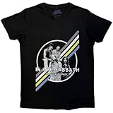 Standard Unisex Sizing Black Sabbath T Shirt Technical Ecstasy Band Logo Nouveau Officiel Unisex Noir Size M