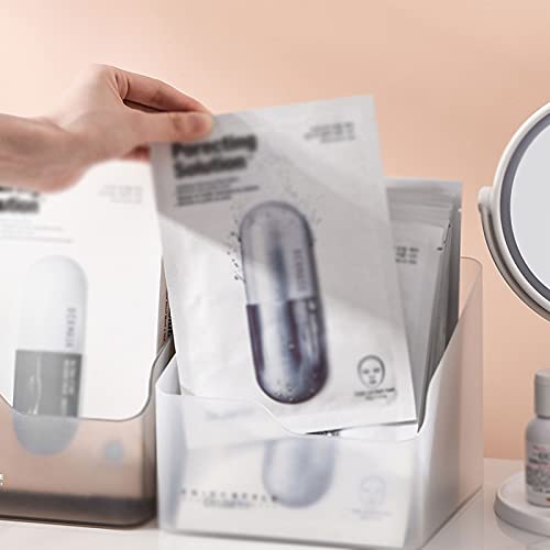 Boîte de rangement transparente pour cosmétiques et masques de commode - 6