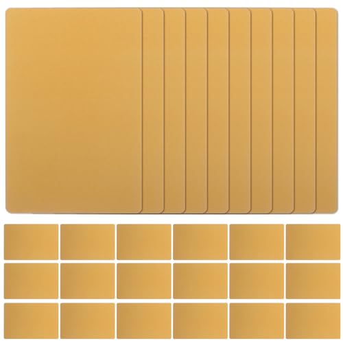 Cartes de visite vierges aluminium contre le gaspillage de papier par sublimation