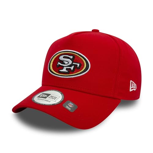 New Era Truckerkappe San Francisco 49ers NFL American Football Cap verstellbar gebogener Schirm Sommer rot - One-Size