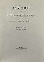 Annuario Della Scuola Archeologica Di Atene E Delle Missioni Italiane in Oriente 62 (NS 46) 1984 8870626547 Book Cover