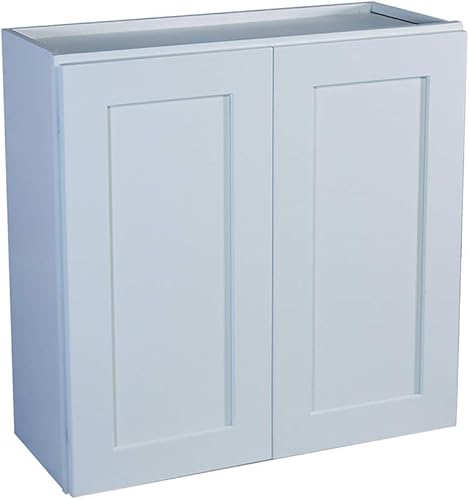 Miniatura 97 de Brookings Shaker - Armario de cocina de pared sin ensamblar W2736, 27 ancho x 12 profundidad x 36 alto, pintado blanco con Sherwin Williams®, madera