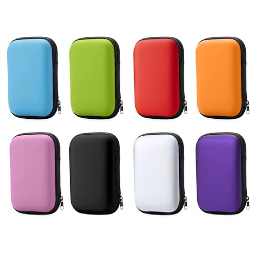 8 Stück Spielkarten Box Spielkarten Etui für UNO Kartenbox Karten Aufbewahrungsbox für UNO Extreme Kartenspiel Flip Kartenspiel oder Kopfhörern Und Datenkabeln Boxen(8 Farben 11 x 8 x 4 cm)