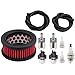 Fuel Li CS400 Air Filter Tune Up Kit for Echo CS370 CS370F CS400 CS400F 420ES CS3500 CS4200ES CS5000 Chainsaw
