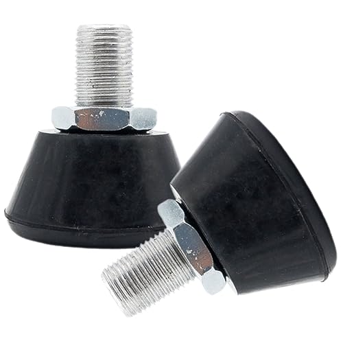 CIYODO Roller Skates Toe Stops 5/8 Inch Bolt Rubber and Stainless Steel Easy to Install Skate Stop Brakes