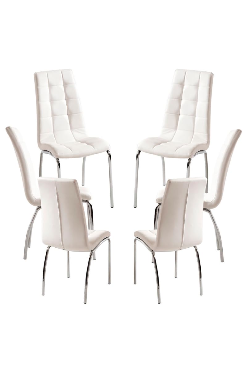 Regalos Miguel - Packs Sillas Comedor - Pack 6 Sillas Liam - Blanco