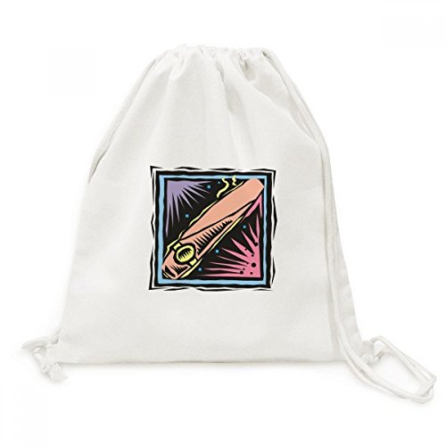 Sac à dos souple en toile à cordon fini les sacs lourds en voyage