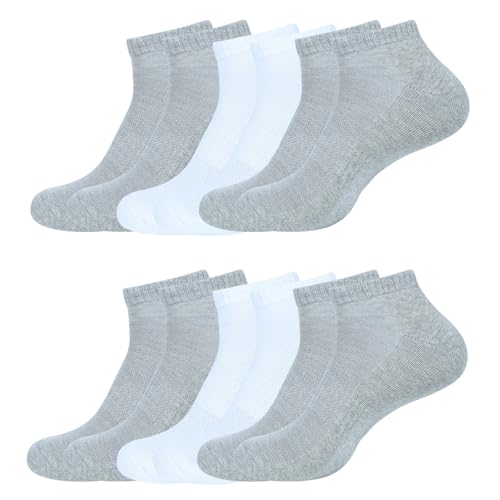 Image of Womens Cushioned Ankle Socks, Low Cut Breathable Casual Super Soft, Multi Color Options Size 4-7, 6-9