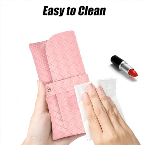 Image of Glasses storage bag Travel sunglasses myopia glasses storage bag Fashion leather storage bag