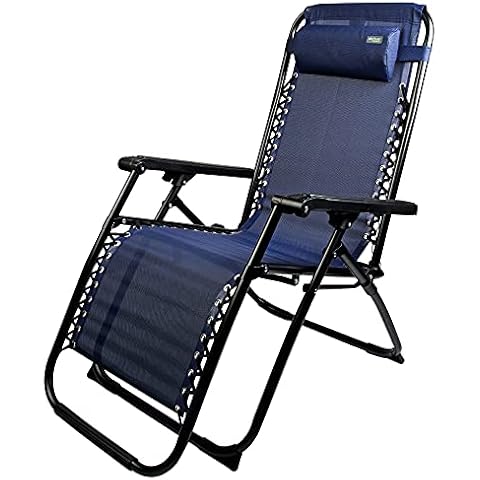 AKTIVE Hamaca Plegable Gravedad Cero con Cojín Cover