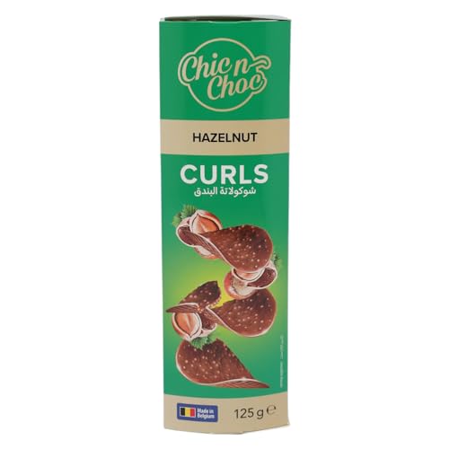 Chic n Choc Hazelnut Chocolate Curls 12 x 125 g