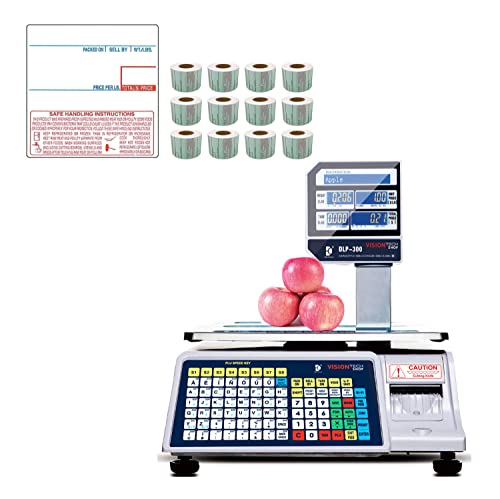 VisionTechShop DLP-300 Báscula con impresora de etiquetas
