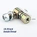 GGTE Throttle Disconnect, Quick Release Ball Joint, 1/4-28 in Female Thread, Throttle Cable Ball End, Steel Carburetor Linkages