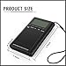Pocket Radio, Small Portable Digital AM FM Battery Operated Radio with Earphone