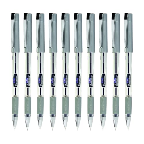 Bolígrafos Gel Linc Executive SL-500 Negro Pack 10 miniatura 2