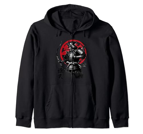 Clan samurai Mimamoto Sudadera con Capucha