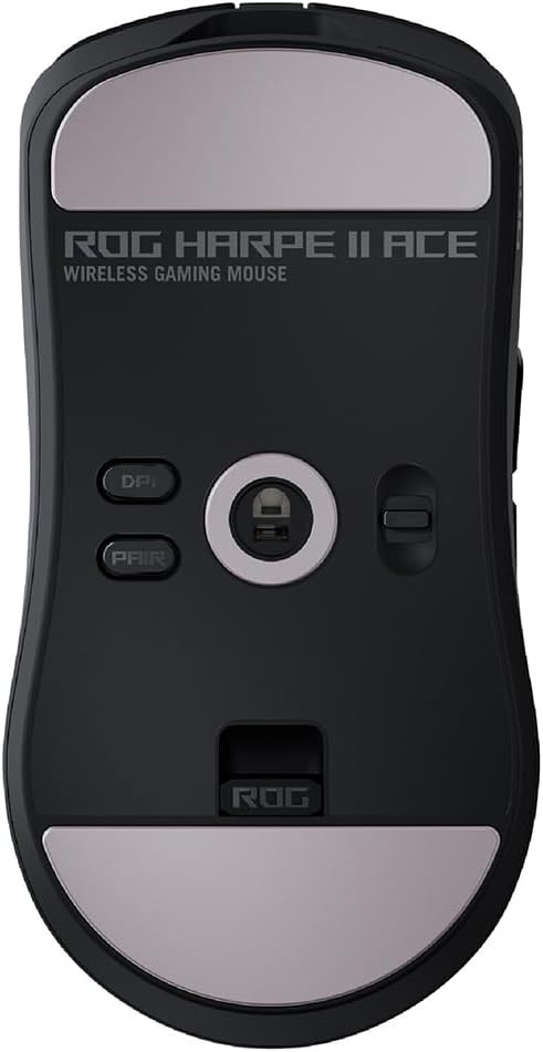 Asus Rog Harpe Ii Wireless Esports Game Mouse, 48g Light Weight, Symmetric Design, Aimpoint Pro 42k Optical Sensor, Optical Switches, 8k Polling Speed, 5 Programmable Keys