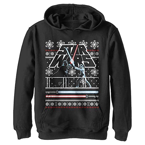 Sweatshirt à Capuche Enfant Star Wars Pull de Noël Finis les Tricots Qui Grattent