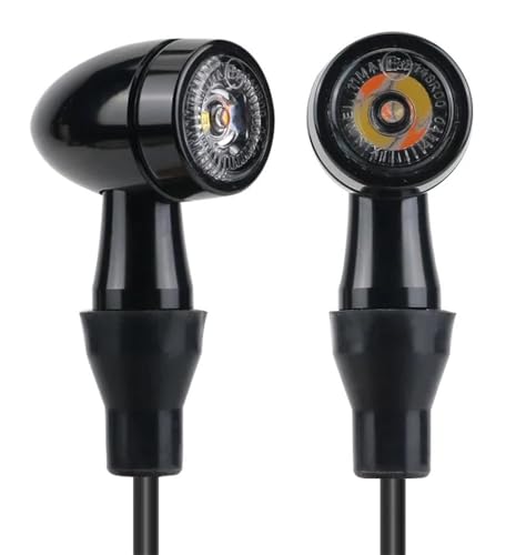Clignotants de moto rétro feu arrière stop universel 8mm pour moto custom Bobber