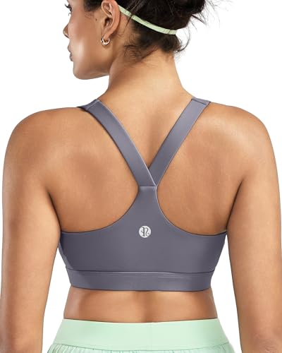 Image of RUNNING GIRL Sports Bras for Women, Molded Cup High Impact Sports Bra Workout Bras for Women High Support Racerback