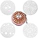 Sprießen 4 rodzaje foremek w kształcie kwiatu, w sprayu, szablony urodzinowe, do dekorowania ciast, dekorowania ciast, DIY, serca, kwiaty, paisley szablony do dekoracji ciast, wielokrotnego użytku