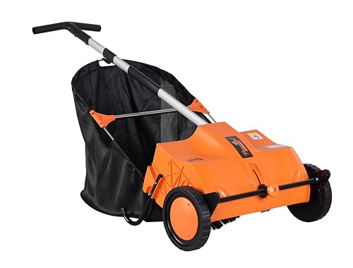 Provoonsint 21 inch Lawn Sweeper, Walk Behind, dust Prove