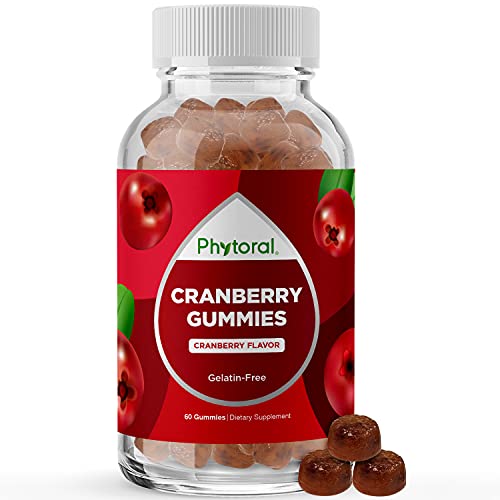 Cranberry Extract Gummy Vitamins for Adults - Cranberry Gummies Urinary Tract Health for Women plus Kidney Support Immunity Booster Antioxidant Supplement - Natural Cranberry Gummies for Women and Men